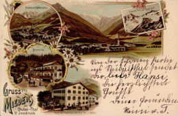 Mieders (Österreich) Hotel Und Pension Zur Alten Post 1898 I-II - Autres & Non Classés