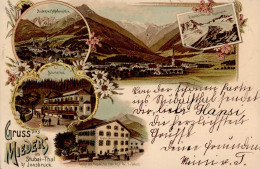 Mieders (Österreich) Hotel Und Pension Zur Alten Post 1898 I-II - Other & Unclassified
