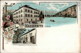 Nassereith (Österreich) Gasthof Zur Post II (Eckbug) - Autres & Non Classés