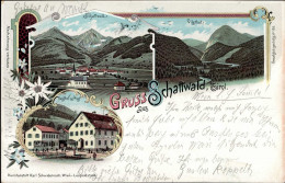 Schattwald (Österreich) Gasthof Zur Post 1898 I-II - Autres & Non Classés