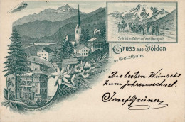 Sölden (Österreich) Gasthof Zum Alpenverein 1897 I-II - Autres & Non Classés