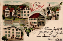 Weissenbach Am Lech (Österreich) Gasthaus Zur Post Gasthaus Zum Goldenen Lamm I-II - Autres & Non Classés