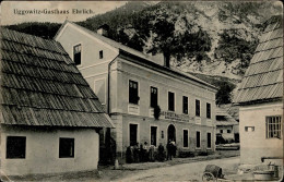 Uggowitz (Österreich) Gasthaus Ehrlich Warenhandlung Zum Schwarzen Adler I-II (Marke Tw. Entfernt) - Sonstige & Ohne Zuordnung