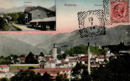 Andorno Micca (Italien) Bahnhof 1914 I- - Autres & Non Classés