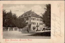 Bruneck (Italien) Hotel Ronacher 1901 I-II (fleckig) - Altri & Non Classificati