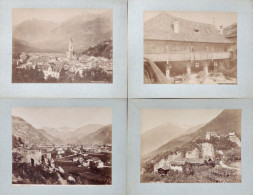 Meran (Südtirol) 6 Fotos Im Format 20x25 Cm Auf Hartpappe (26x33 Cm), U.a. Meran, Bozen Usw. I-II - Otros & Sin Clasificación