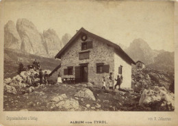 Meran (Südtirol) Hütte Kabinettfoto B. Johannes Hofphotograf Ca 11,5 X 16,4cm I-II (fleckig) - Autres & Non Classés