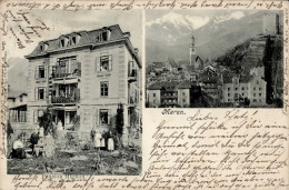 Meran (Südtirol) Kirche Villa Mignon 1906 I-II (fleckig) - Autres & Non Classés