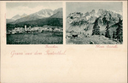 Pusterthal (Italien) Innichen Monte Christallo I-II (fleckig) - Altri & Non Classificati