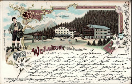 Weotlanbrunn (Italien) Sillan Pusterthal Kurort 1899 I-II (fleckig) - Autres & Non Classés