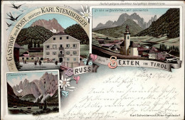 Sexten (Italien) Gasthaus Zur Post 1897 I - Other & Unclassified
