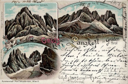 Langkofel In Gröden (Italien) Langkofelhütte 1898 I-II - Other & Unclassified