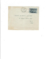 75 PARISVIII Timbre Croix Rouge (Versailles) YT938 Seul S/ Lettre Devant D'enveloppe  1159 - Brieven En Documenten