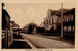 Basse-Yutz (Frankreich) Hauptstrasse Kirche Handlung Welter 1941 I-II - Andere & Zonder Classificatie