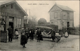 Laon Clacy-Mons (Frankreich) Cafe De La Gare Auto I (Marke Entfernt) - Sonstige & Ohne Zuordnung