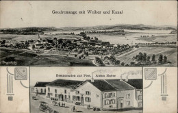 Gondrexange (Lothringen) Gasthaus Zur Post Anton Huber I-II (fleckig) - Other & Unclassified