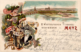 Metz (Frankreich) III. Westdeutsche Verbandsschiessen 1899 I-II - Sonstige & Ohne Zuordnung