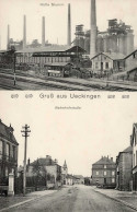Uckange (Frankreich) Ueckingen Fabrik Hütte Stumm Bahnhofstrasse Bahnhof 1916 I-II - Other & Unclassified