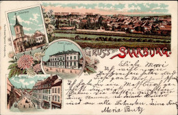 Saarburg (Frankreich) Ev. Kirche Postamt Langestrasse 1897 II (Stauchung) - Andere & Zonder Classificatie