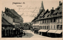 Hagenau (Elsass) Landweg Schuhhandlung Kaufhaus Katschinsky 1914 I-II (fleckig) - Otros & Sin Clasificación