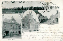 Hochfelden (Elsass) Hotel Cafe C. Daull Amtsgericht 1900 I-II (fleckig) - Otros & Sin Clasificación