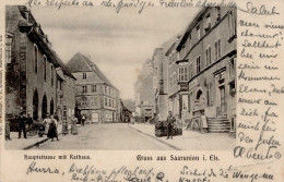 Saarunion (Elsass) Rathaus 1902 I-II - Autres & Non Classés
