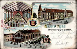 Strassburg (Elsass) Grand Turc Königshofen 1915 I-II (fleckig, Ecken Abgestossen) - Other & Unclassified