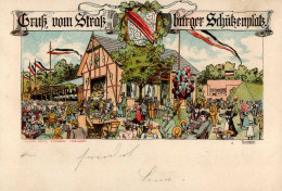 Strassburg (Elsass) Schützenfest Schützenhaus 1899 II (leichte Stauchung) - Other & Unclassified