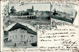 Dettweiler (Elsass) Hotel Zum Pflug 1898 II (Stauchung) - Autres & Non Classés