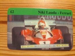 Prepaid Phonecard United Kingdom - Formula 1, Niki Lauda - Emissioni Imprese