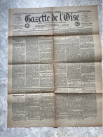 Document Historique Gazette De L’Oise  1898 L’affaire  Dreyfus Compiegne  Clermont Senlis  Signes Timbrés Fiscal RARE - Historische Dokumente