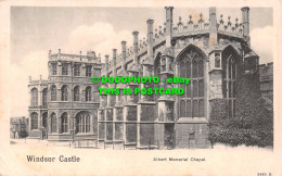 R505099 Windsor Castle. Albert Memorial Chapel. Pictorial Stationery. Platino Ph - Monde