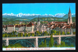 14470 - SUISSE -  BERNE - Vue Sur Les Hautes Alpes Prise Du Kursaal Schänzli - Berne