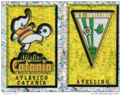 CALCIATORI - Calcio - Figurine Panini-calciatori 1997-98- N. #630 SCUDETTO ATLETICO CATANIA-AVELLINO - Italienische Ausgabe