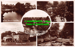 R505360 Barnard Castle. Rokeby Hall. Valentine. RP. Multi View. 1949 - Monde