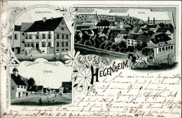 Hégenheim (Elsass) Gasthaus Post J. Jaeck 1900 I-II (fleckig) - Sonstige & Ohne Zuordnung