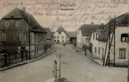Regisheim (Elsass) Hauptstrasse 1916 I-II - Otros & Sin Clasificación