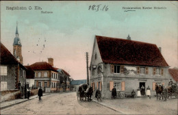 Regisheim (Elsass) Rathaus Gasthaus Heinrich 1916 I - Altri & Non Classificati
