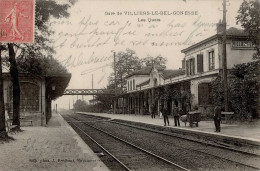 Villiers-le-Bel (Frankreich) Les Quais Bahnhof 1906 I-II - Altri & Non Classificati