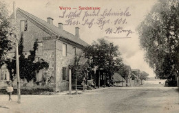 Werro (Estland) Sandstrasse 1918 II (Stauchung) - Estonia