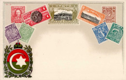 Kreta (Griechenland) Farblithographie Briefmarken Ca. 1905 (gelaufen 1937) I- - Griekenland