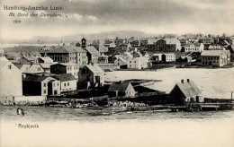 Reykjavik (Island) An Bord Eines Dampfers Der Hamburg-Amerika Linie 1907 I - IJsland