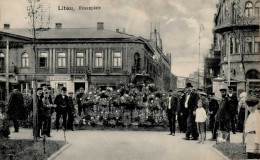 Libau (Lettland) Rosenplatz I-II (fleckig) - Letonia