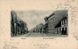 Memel Präge-Karte Libauer Strasse 1904 I - Lituanie