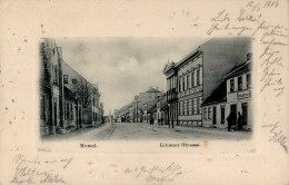 Memel Präge-Karte Libauer Strasse 1904 I - Litouwen