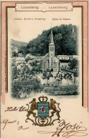 Luxemburg (Luxemburg) Wappen-AK Clausen Kirche 1903 I-II - Sonstige & Ohne Zuordnung