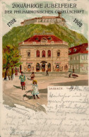 Ljubljana (Slowenien) 200 Jährige Jubelfeier Philharmonischen Gesellschaft 1702-1902 I-II (Ecken Abgestossen) - Slowenien