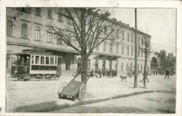 Ljubljana (Slowenien) Bahnhof Straßenbahn II (kleine Stauchung) - Slowenien