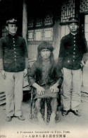China Taiwan Formosa Aborigines In Full Dress Rs. Mit Stempel Taiwan Japan 1909 I-II (etwas Fleckig, Briefmarke Entfernt - China