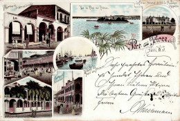 Port Au Prince (Haiti) Apotheke Hafen 1898 I-II - Sonstige & Ohne Zuordnung